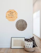 Load image into Gallery viewer, Dark Wood Dry Erase - Circle