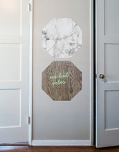 Load image into Gallery viewer, White Marble Dry Erase - Octagon