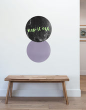 Load image into Gallery viewer, Black Marble Dry Erase - Circle