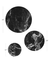 Load image into Gallery viewer, Black Marble Dry Erase - Circle
