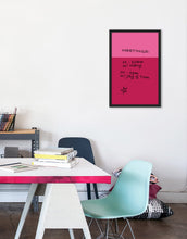 Load image into Gallery viewer, Color Block Dry Erase, Black Frame
