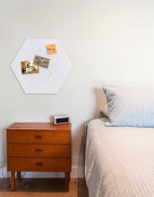 Load image into Gallery viewer, Hexagon Pinboard, Large in White
