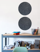 Load image into Gallery viewer, Circle Pinboard, Small in Charcoal

