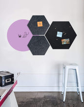 Load image into Gallery viewer, Hexagon Pinboard, Small in Charcoal
