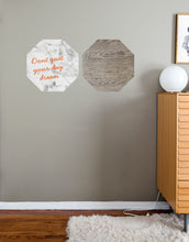 Load image into Gallery viewer, White Marble Dry Erase - Octagon
