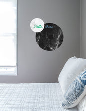 Load image into Gallery viewer, Black Marble Dry Erase - Circle
