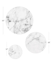 Load image into Gallery viewer, White Marble Dry Erase - Circle

